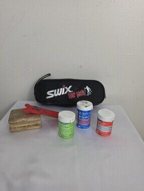 Swix Tour Pack Ski‎ Wax w/travel carry bag BARELY USED V20 V40 V60